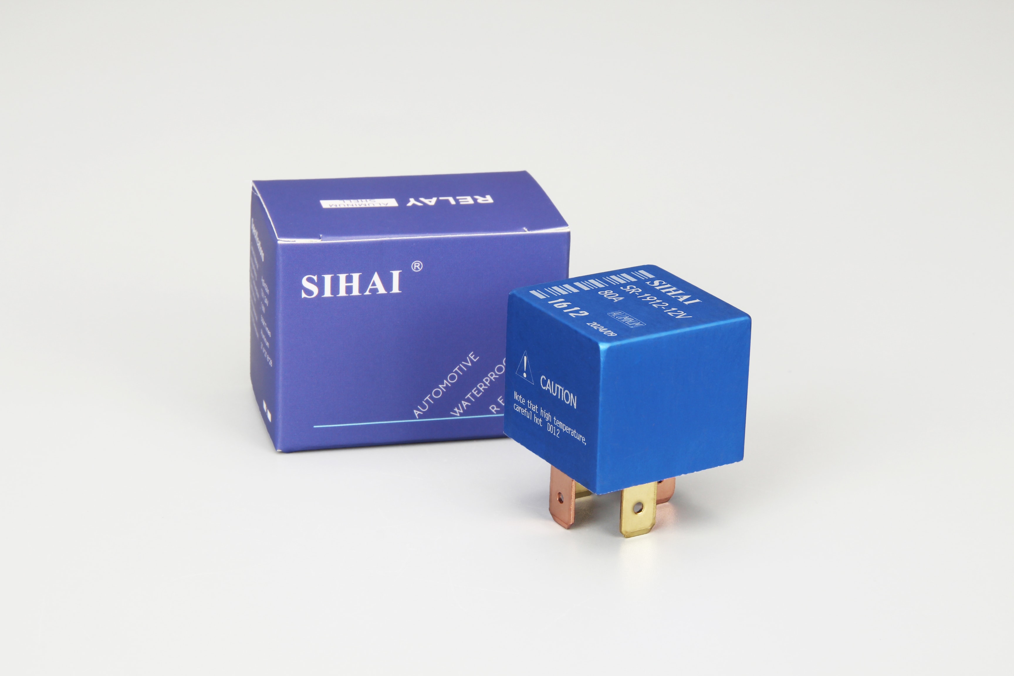 SR-1612 铝合金外壳汽车通用继电器 - 包装展示图