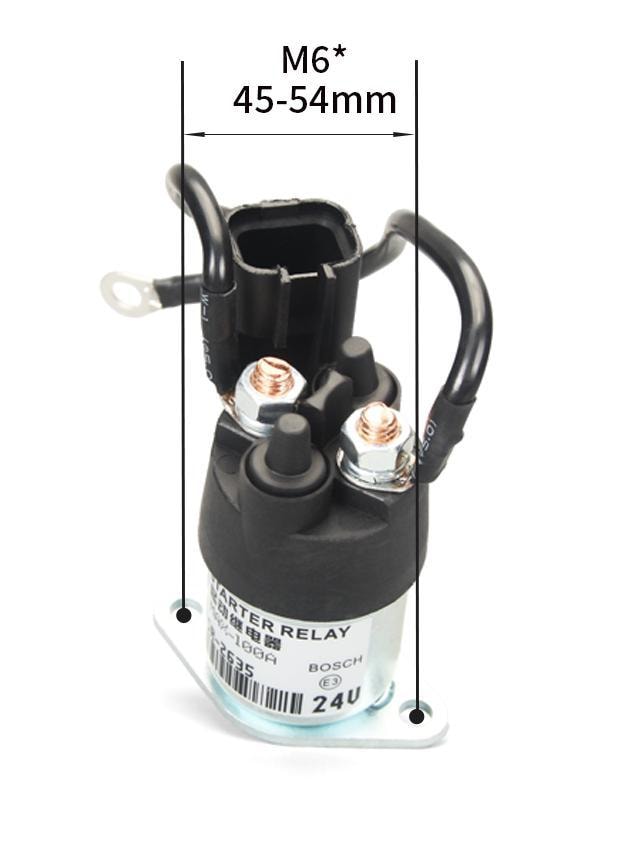 SR-2635 博世电喷欧三型起动继电器 - 尺寸 / 接线图