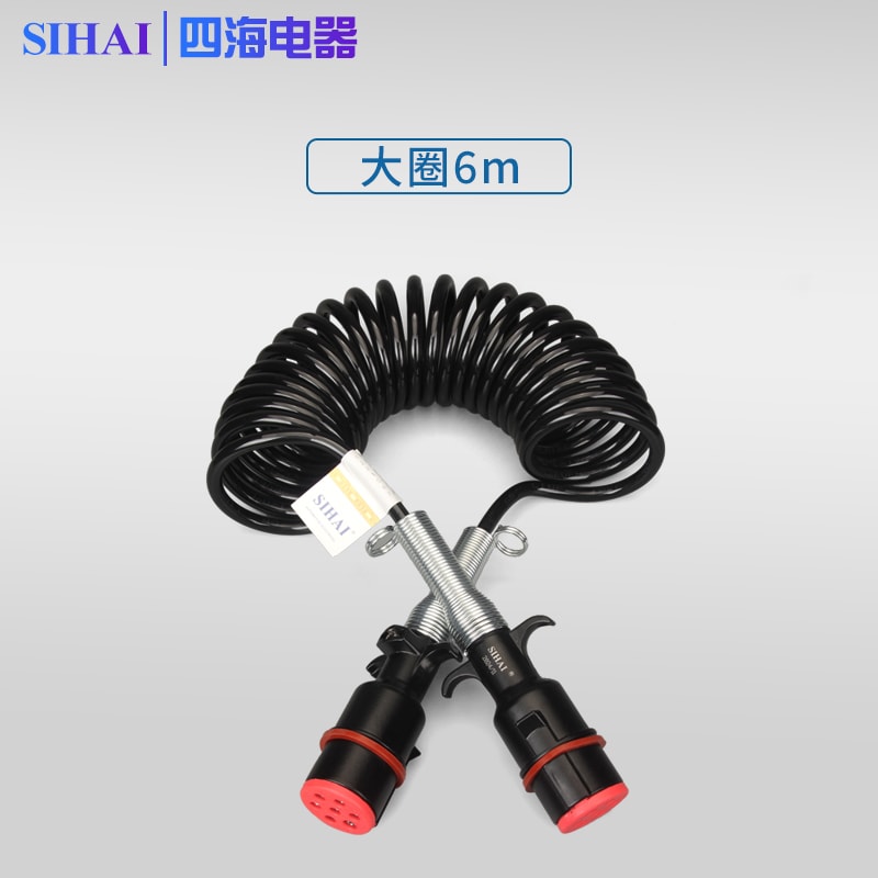 SS-1821 大圈七孔挂车连接线 - 大圈 6m